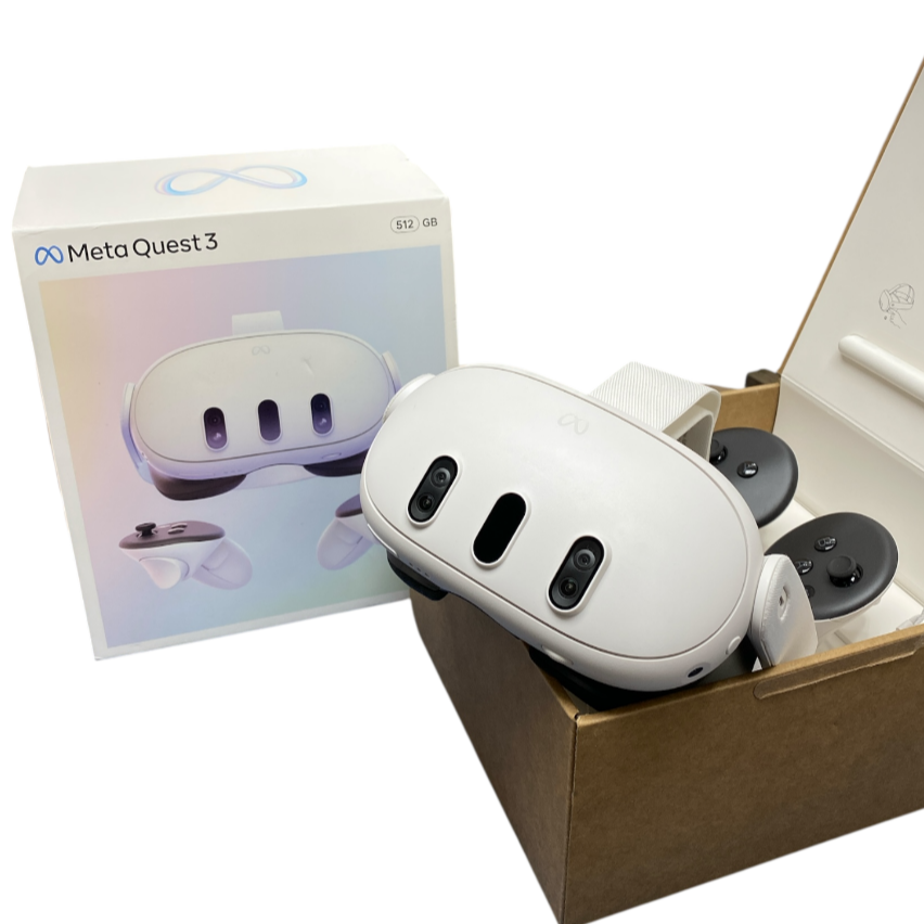 Pre-owned Meta Quest 3 VR Headset (With Controllers) - 512GB, A